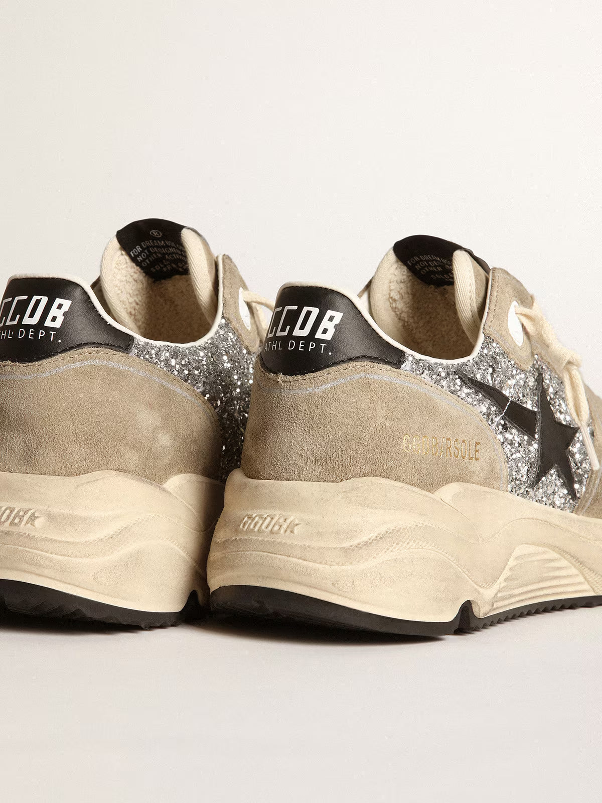 Tenis Golden Goose Running Sole Glitt Mujer
