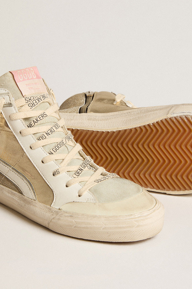 Tenis Golden Goose Slide Penstar Matt Laminated Mujer