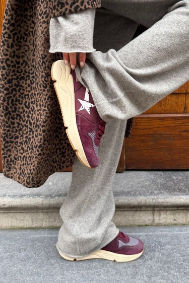 Tenis golden Goose Running Nylon Upper Net Vamp Suede Toe And Spur Mujer