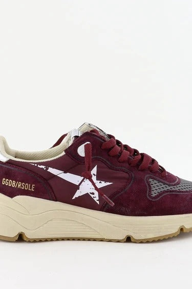 Tenis golden Goose Running Nylon Upper Net Vamp Suede Toe And Spur Mujer