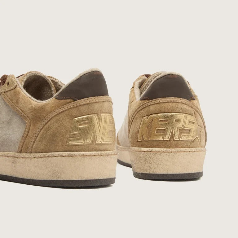 Tenis golden Goose Ballstar Suede Upper Toe Tongue And Spur Glitter