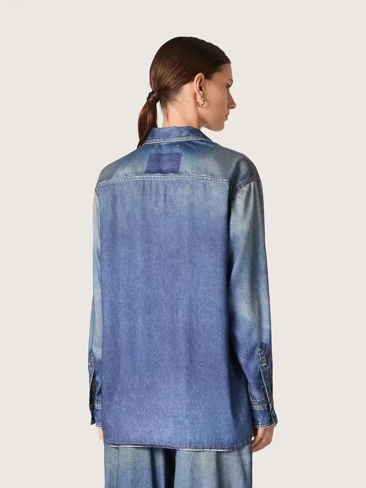 Journey W's Patty Over Shirt Archive Denime Printa