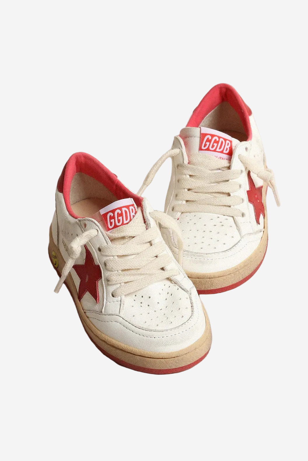 Tenis Golde Goose Ballstar Nappa Upper Leather Star And Heel Kids
