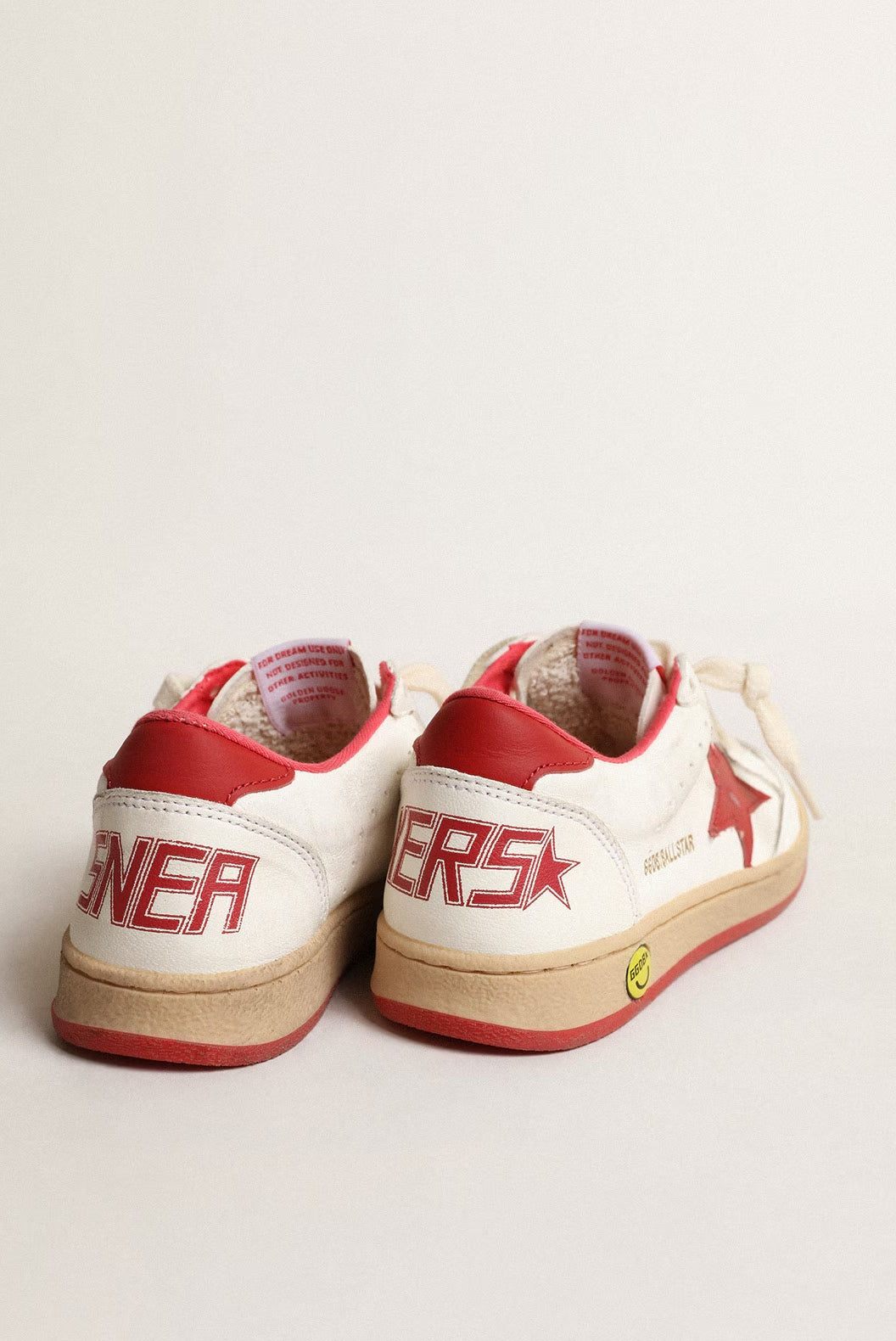 Tenis Golde Goose Ballstar Nappa Upper Leather Star And Heel Kids