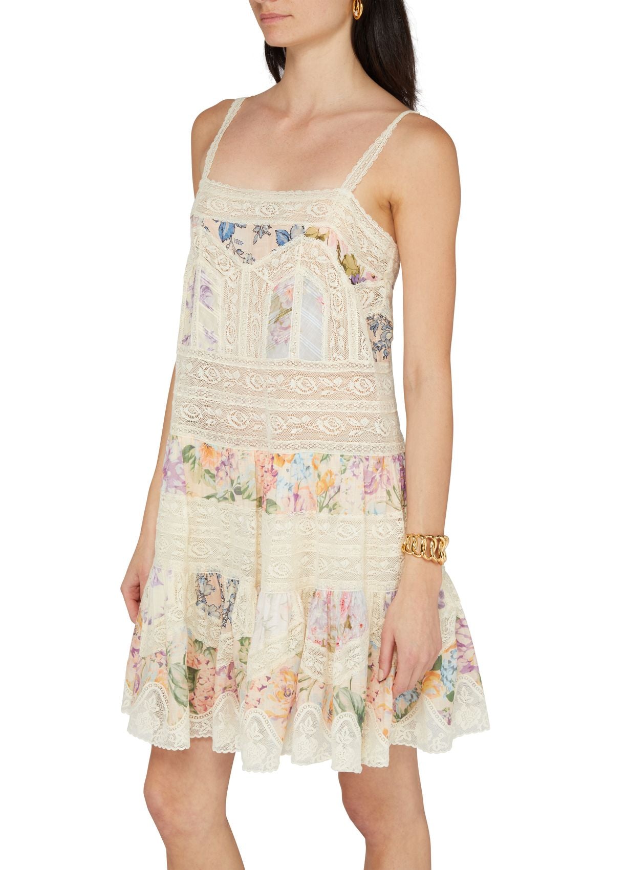 Vestido Halliday Lace Trim ZIMMERMANN MINI VESTIDOS Malva CO