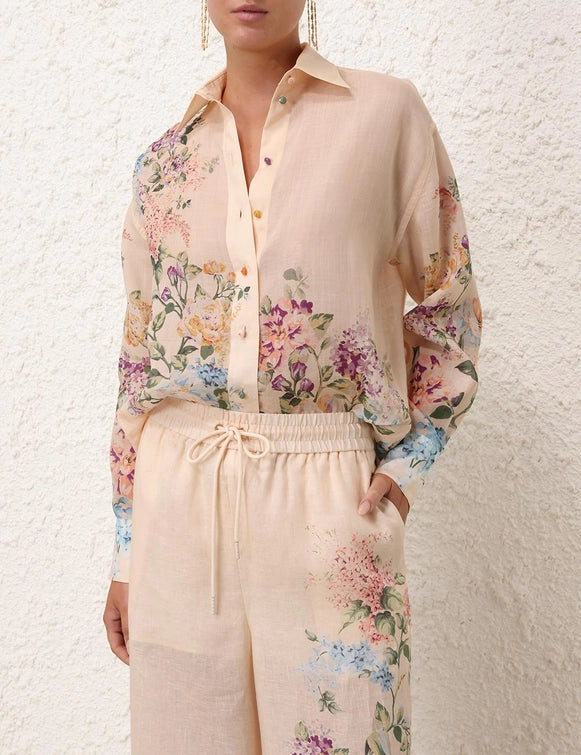 Pantalón Halliday Relaxed ZIMMERMANN PANTALONES Malva CO