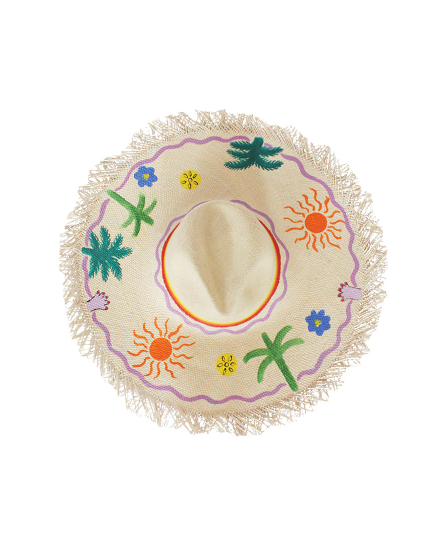 Sombrero Painted New World Hand