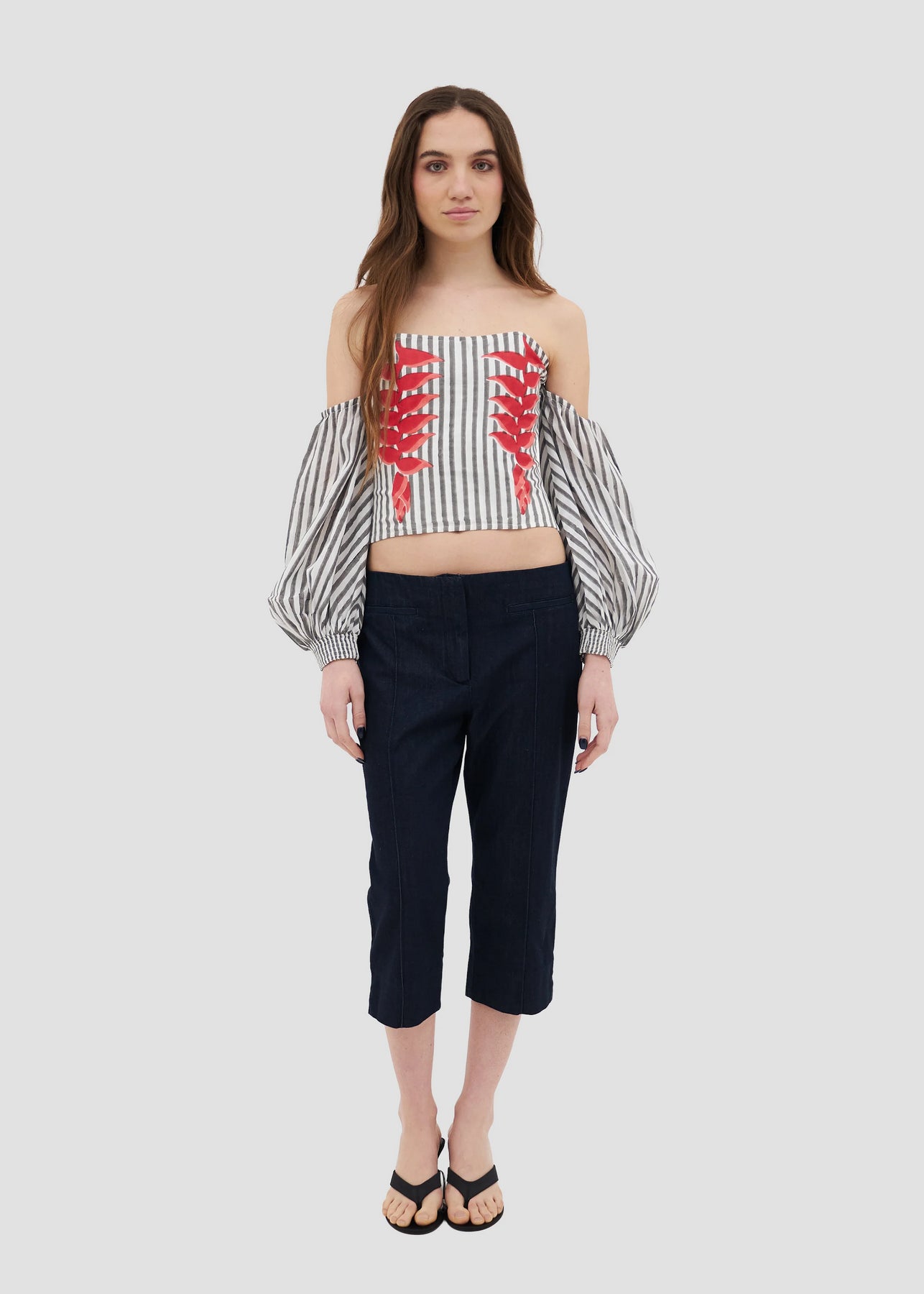 Top Print Heliconia