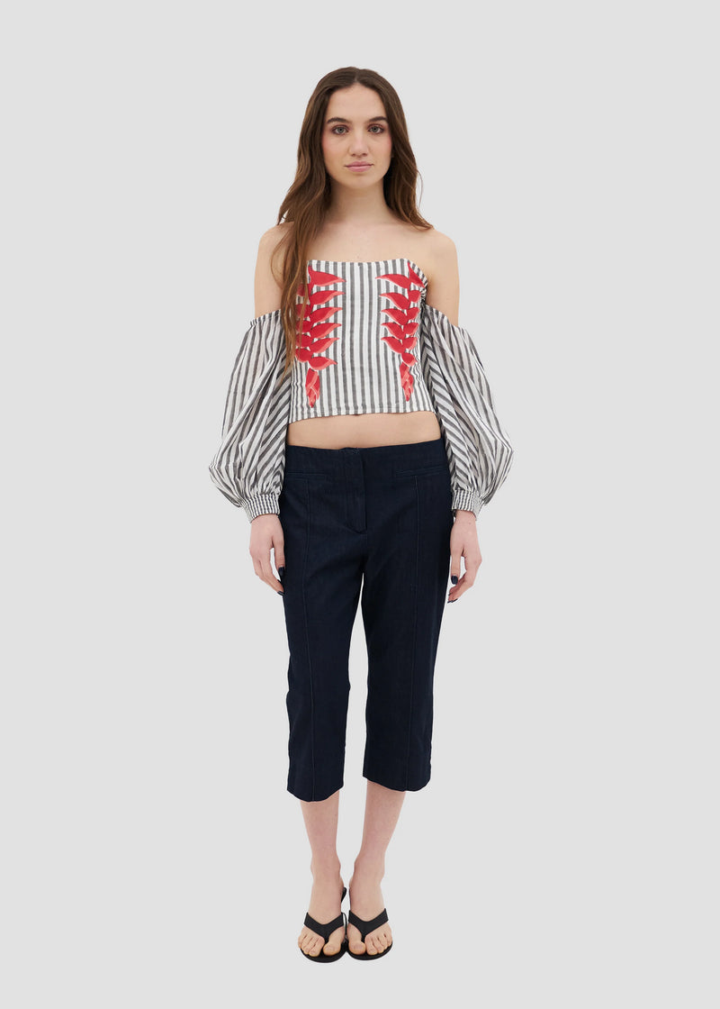 Top Print Heliconia