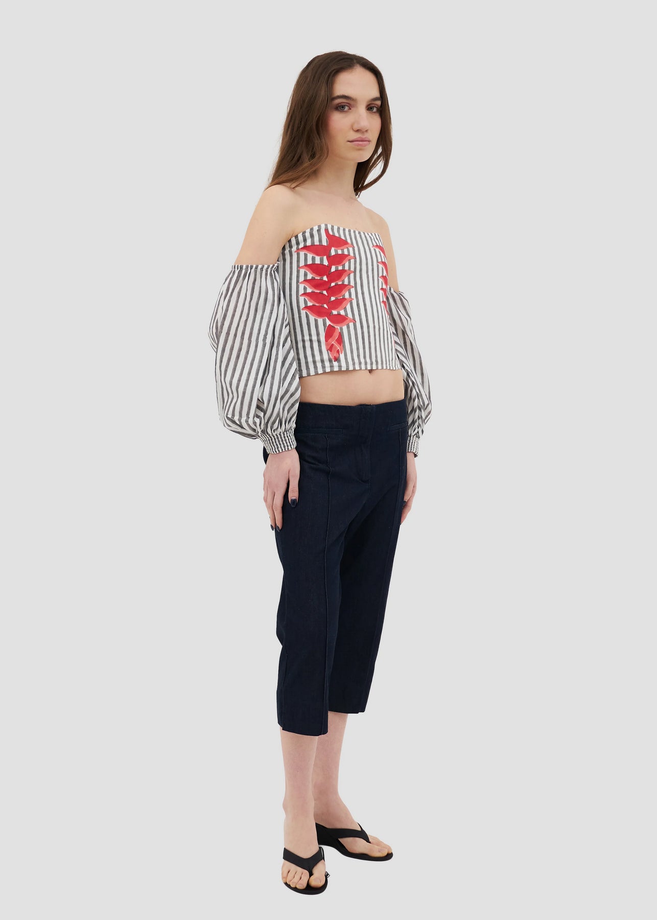 Top Print Heliconia