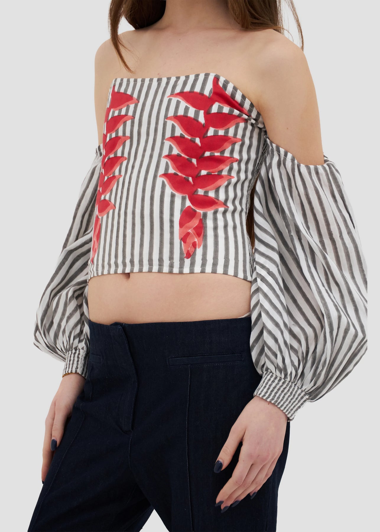 Top Print Heliconia