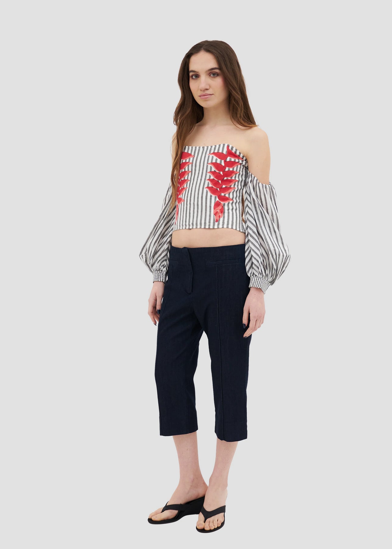Top Print Heliconia