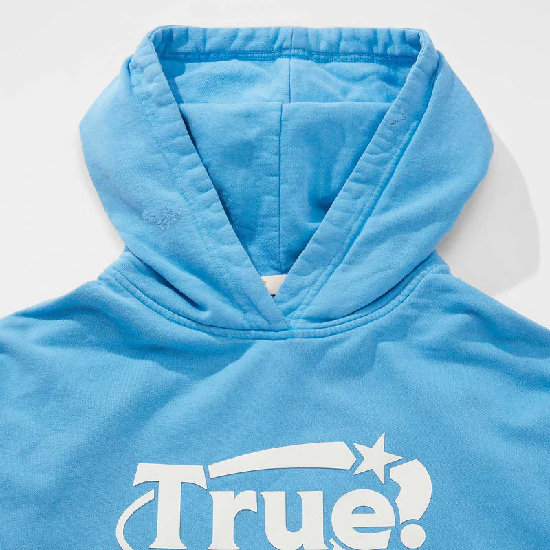 Hoodie Con Capucha Everyday Logo Azul Cielo