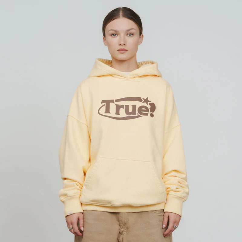 Hoodie Con Capucha Con El Logotipo De Everyday Amarillo Mantequilla TRUE CHAQUETAS Malva CO