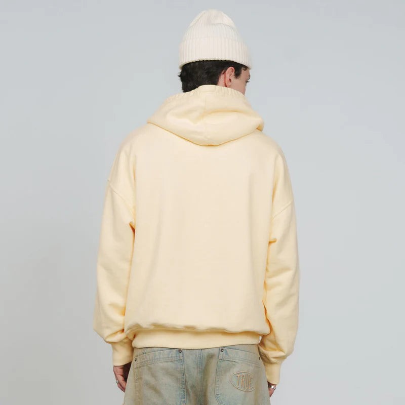 Hoodie Con Capucha Con El Logotipo De Everyday Amarillo Mantequilla TRUE CHAQUETAS Malva CO