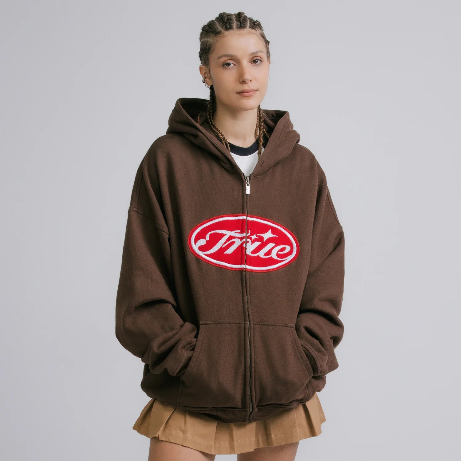 Hoodie True Stamp Zipper Unisex