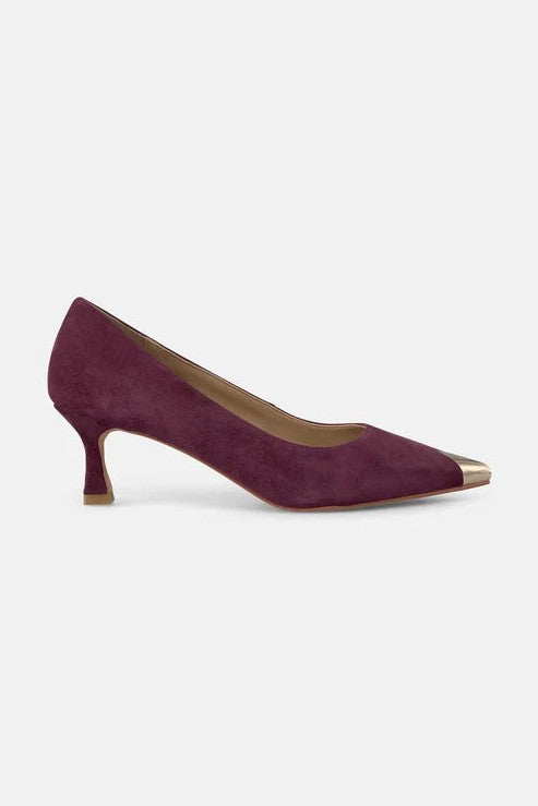 Zapato Puntera Metalizada