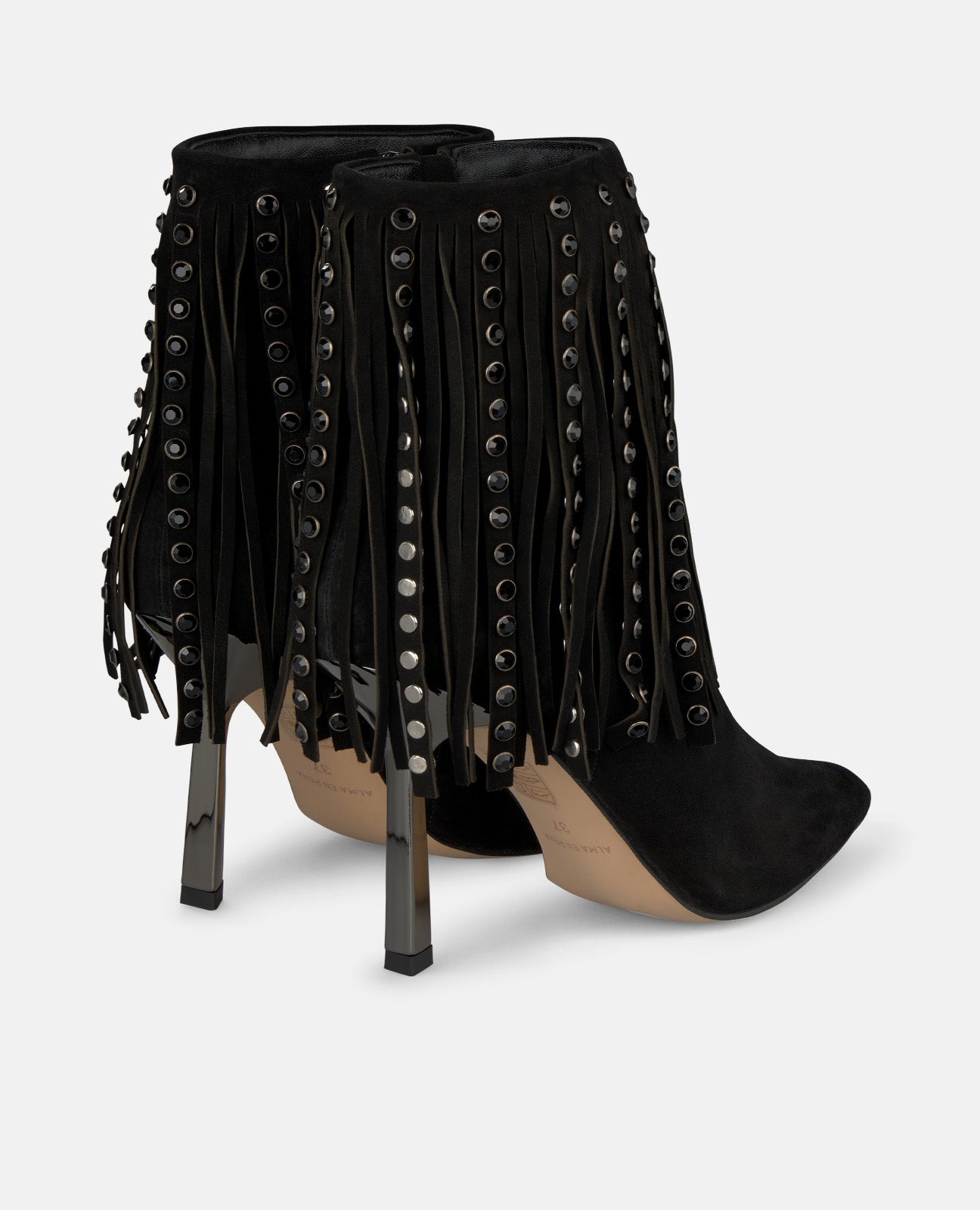 Botín Alto Con Flecos