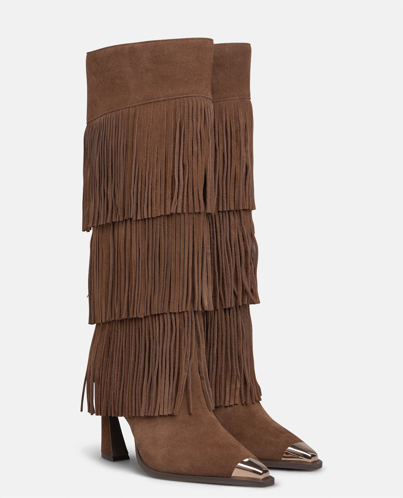 Bota Cubierta De Flecos