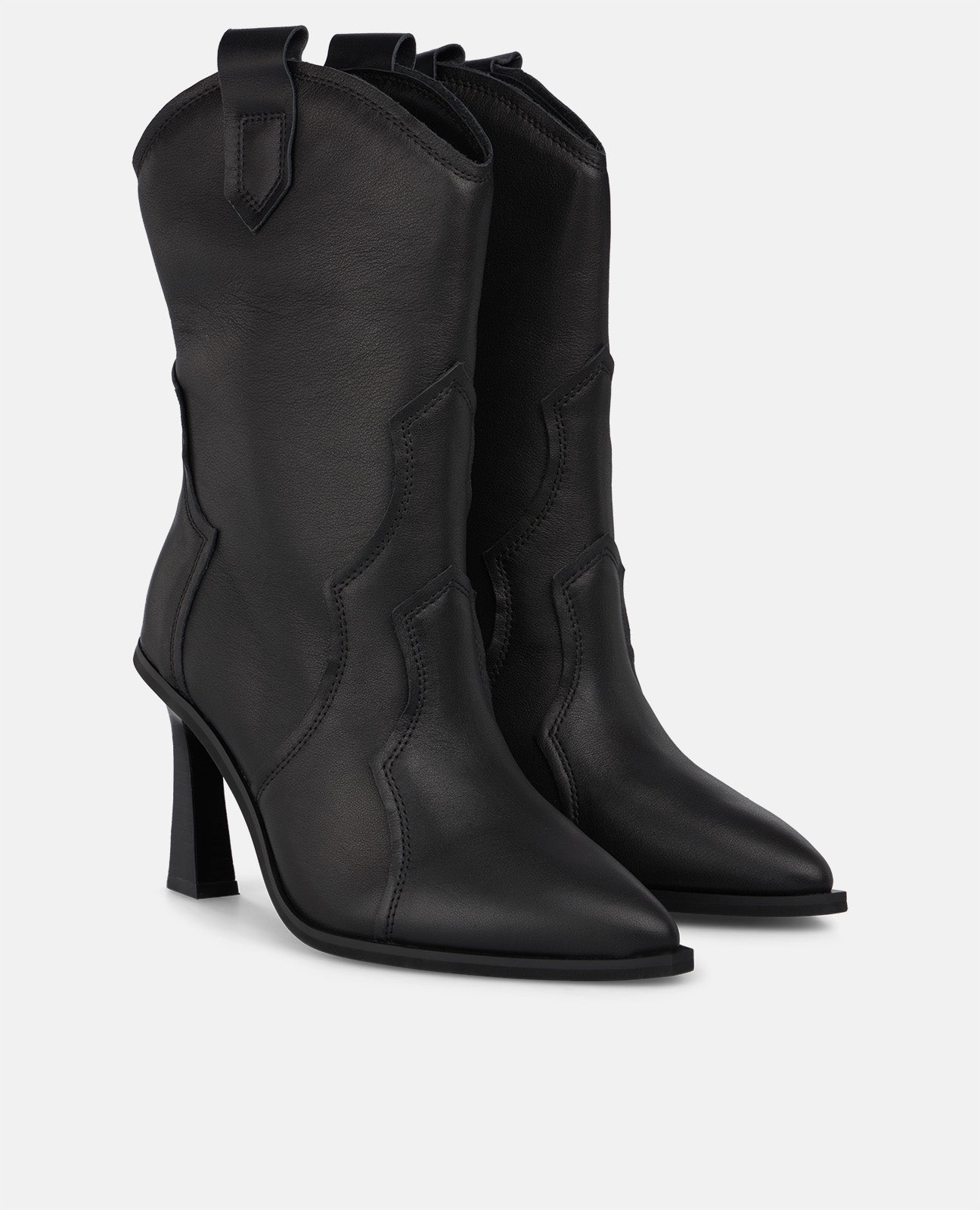 Botín Bordado Tacón