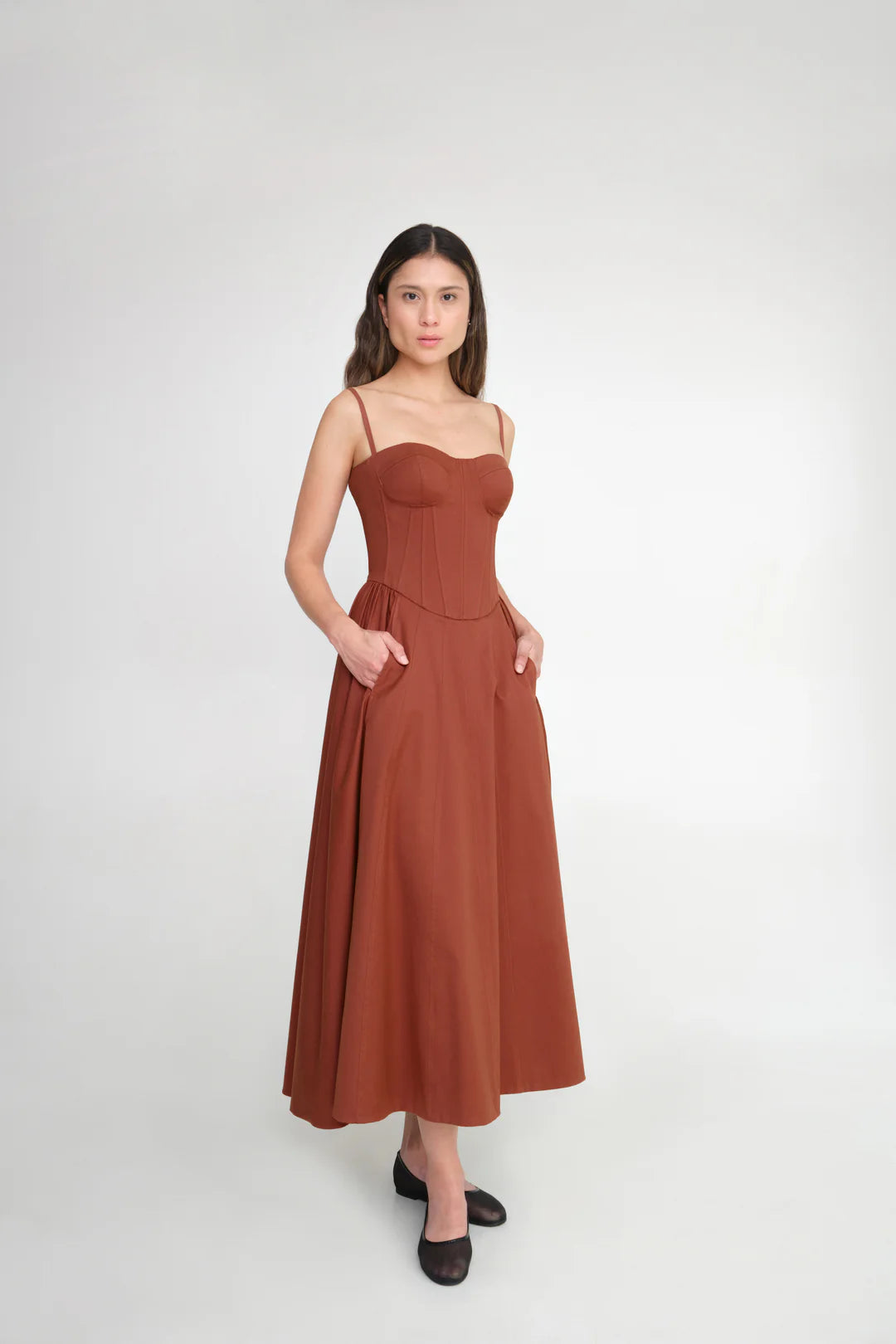 Midi Vestido Rastro