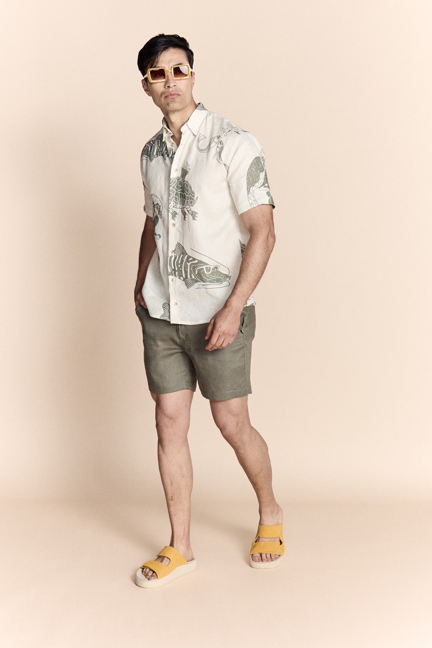Camisa Iguana Linen