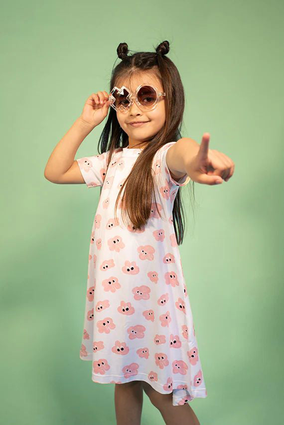 Vestido Bell Monster Cloud Coral