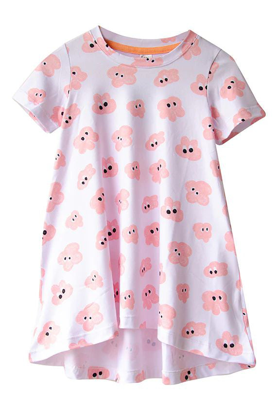 Vestido Bell Monster Cloud Coral