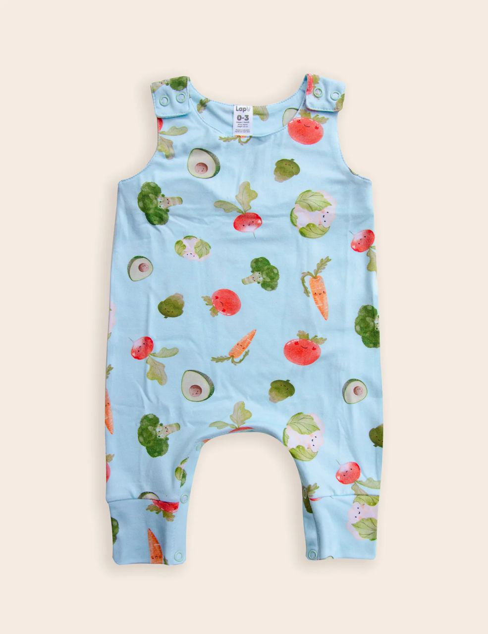 Harem Romper Festa Veggie Blue