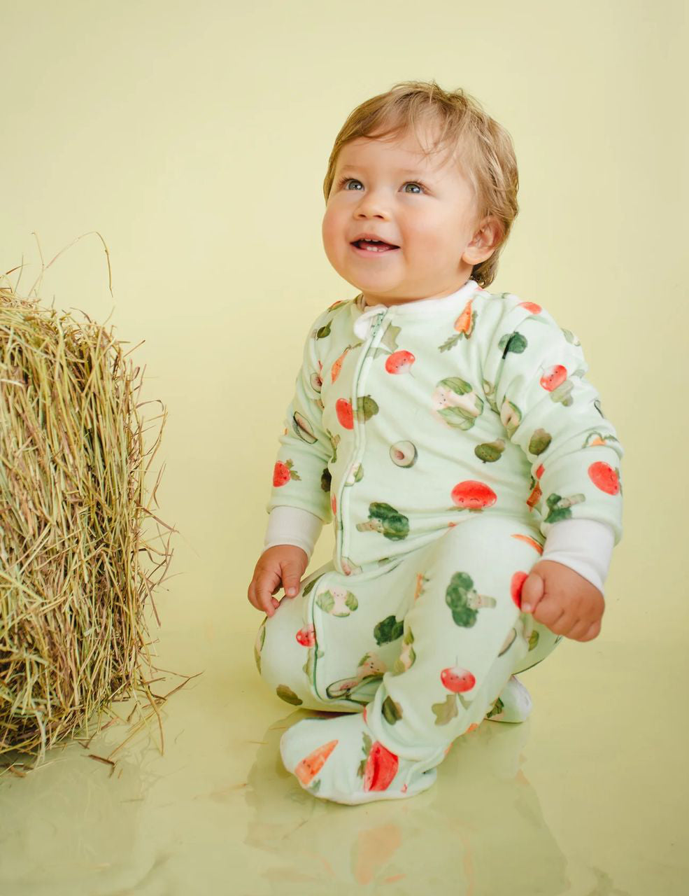 Pijama Enteriza Termica Festa Veggie Green