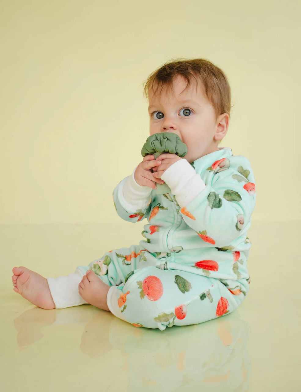 Sleeper Romper Termica Festa Veggie Green