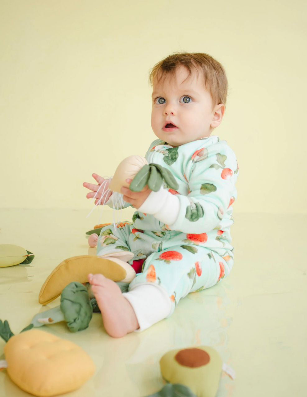 Sleeper Romper Termica Festa Veggie Green
