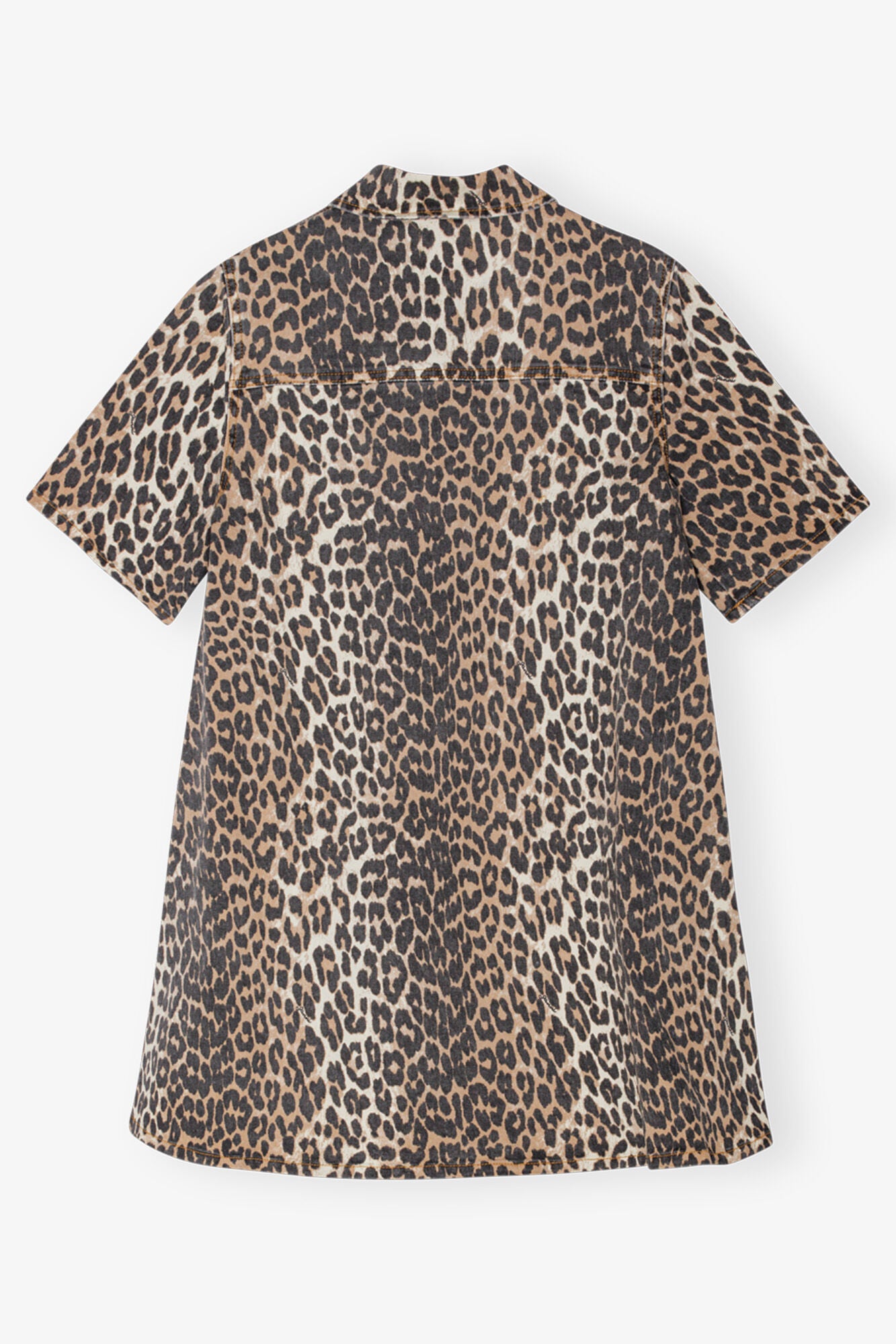 Vestido Print Denim