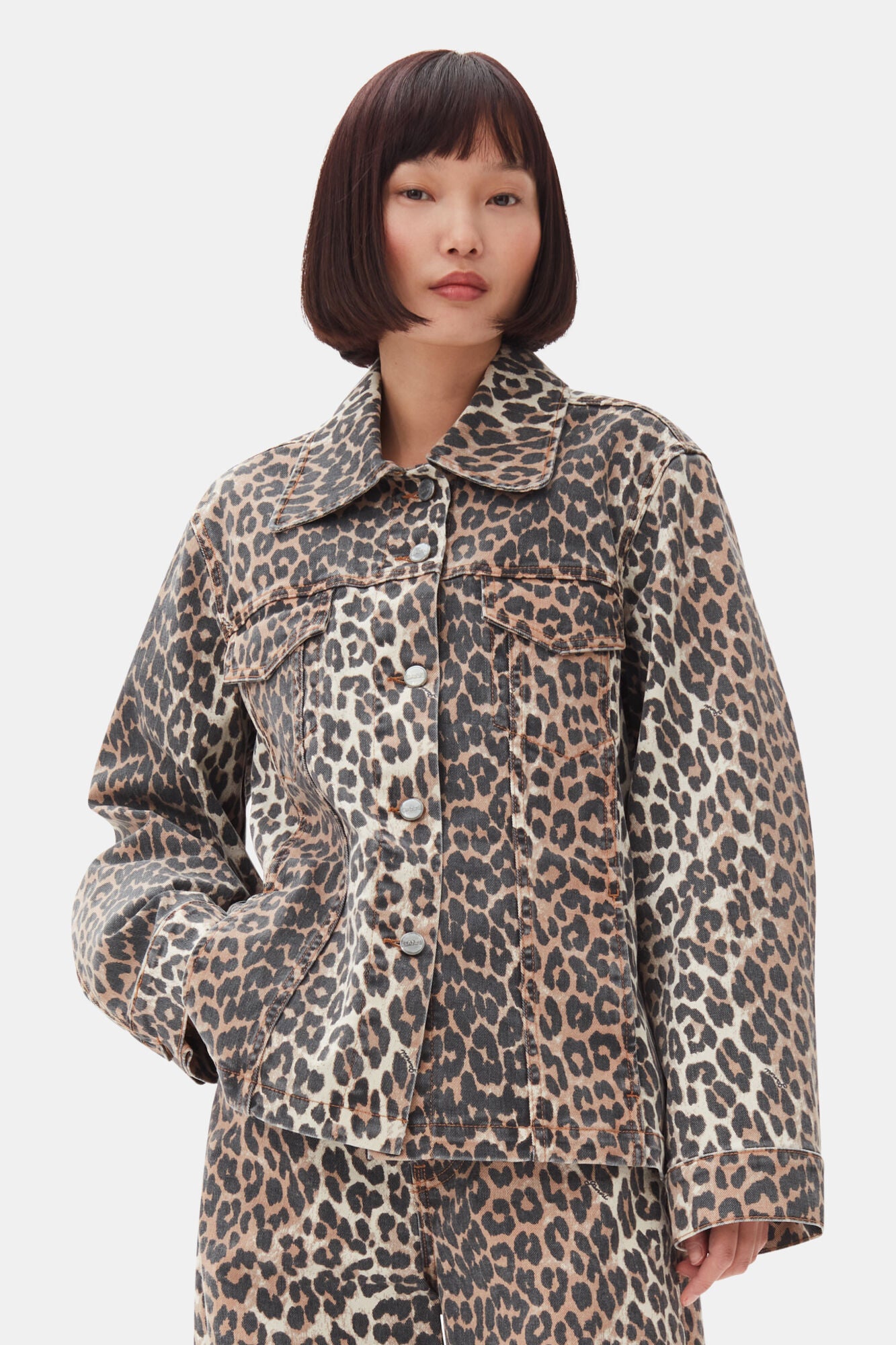 Chaqueta Print Denim