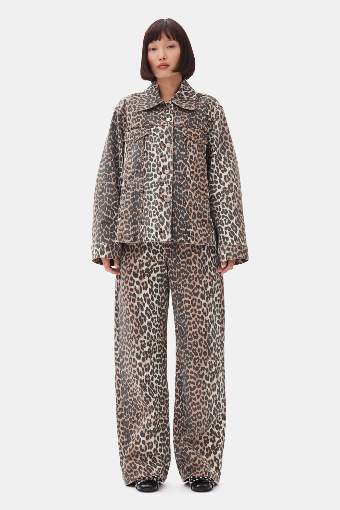 Chaqueta Print Denim
