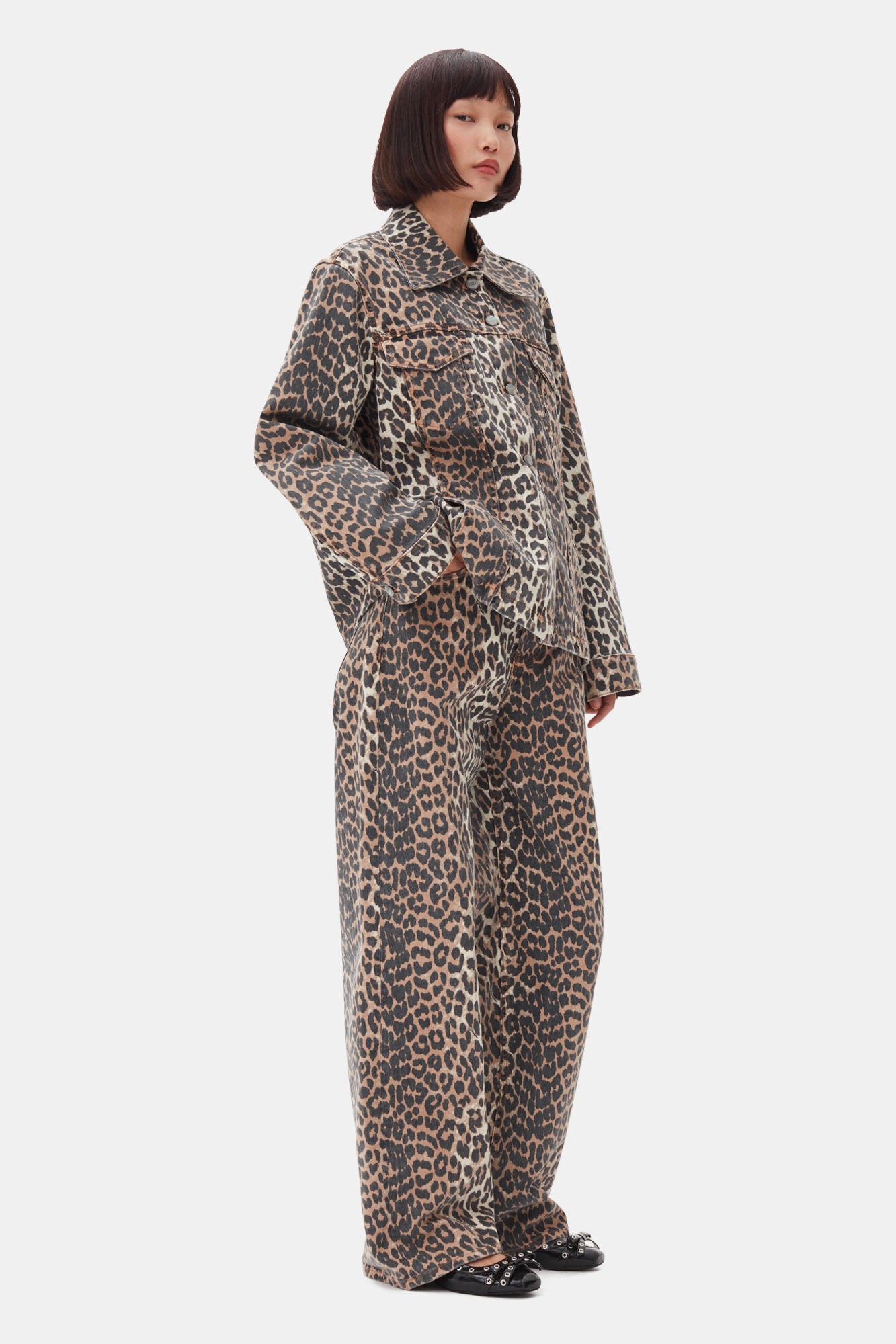 Chaqueta Print Denim