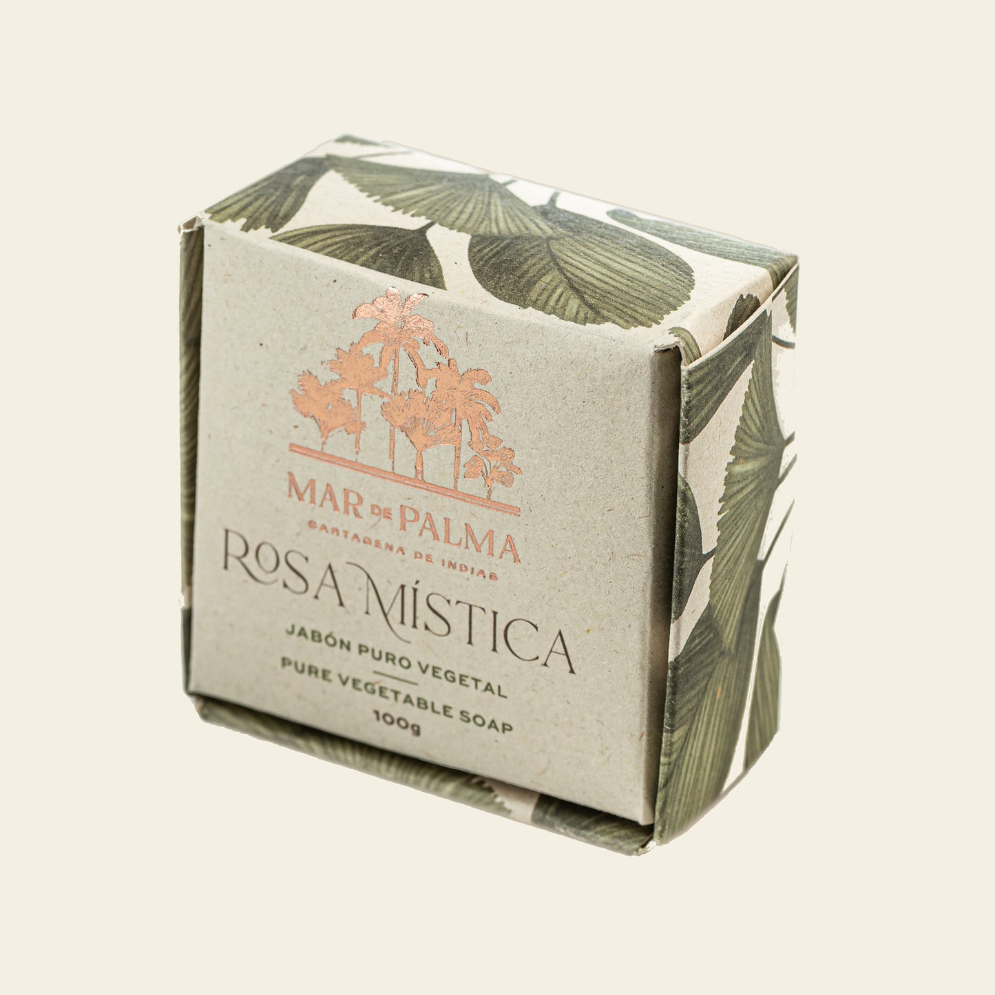 Jabon Puro Vegetal Rosa Mistica