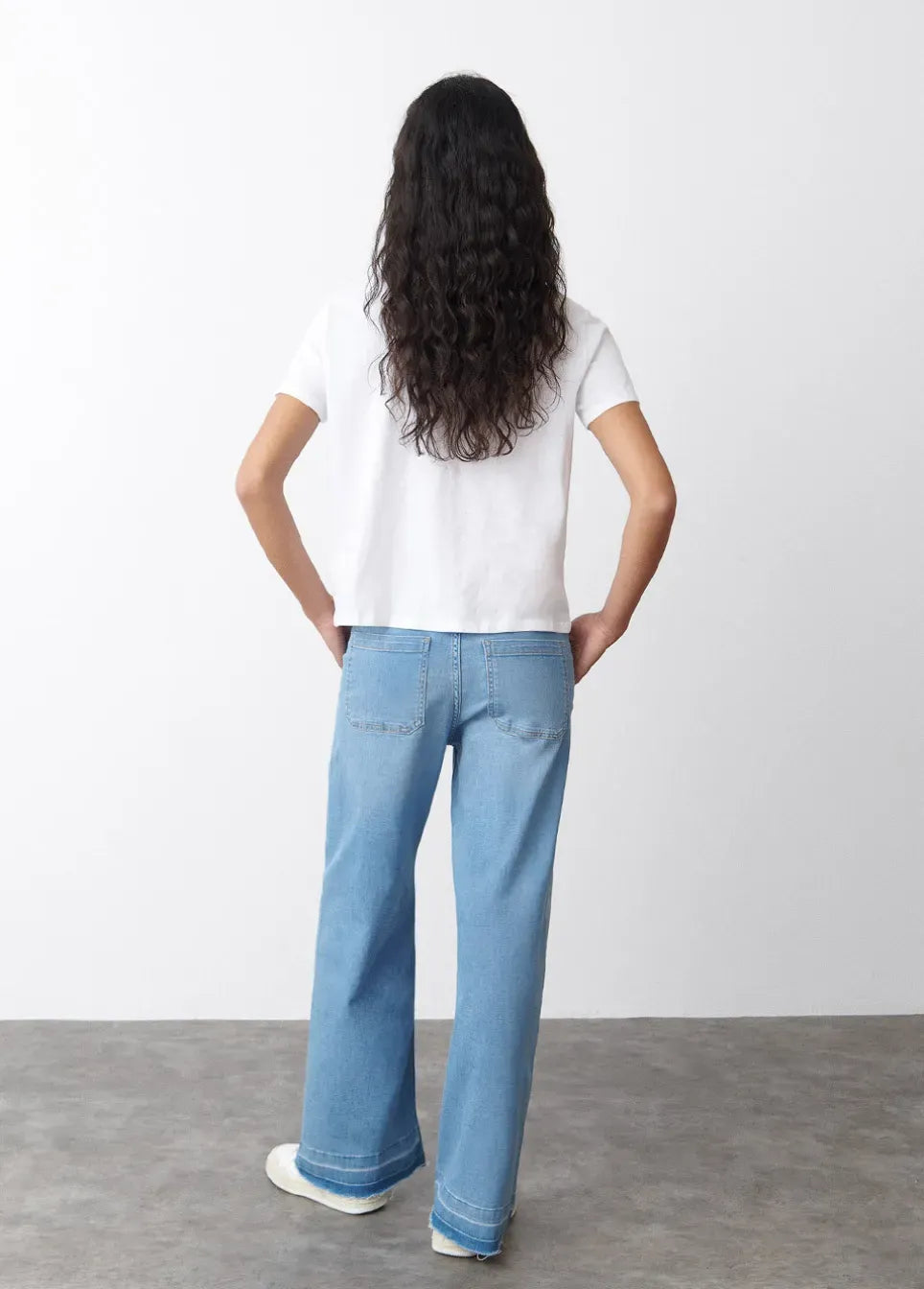 Jeans Culotte Bajo Desdoblado