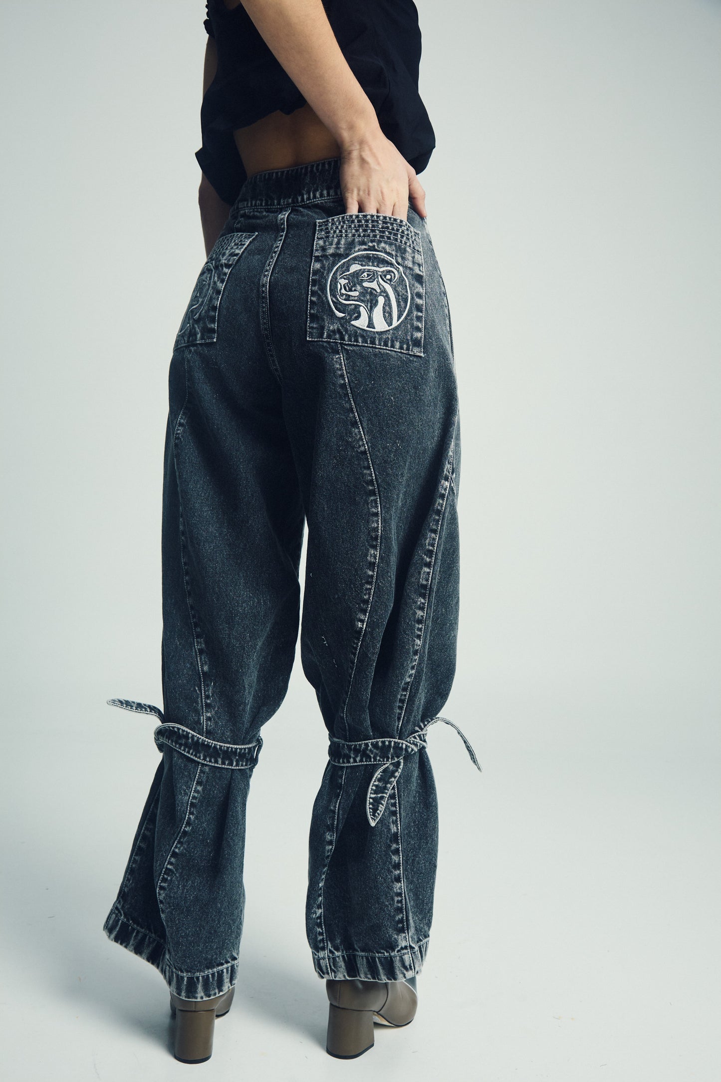 Vaqueros Piton ZIERRA LEONA JEANS Malva CO