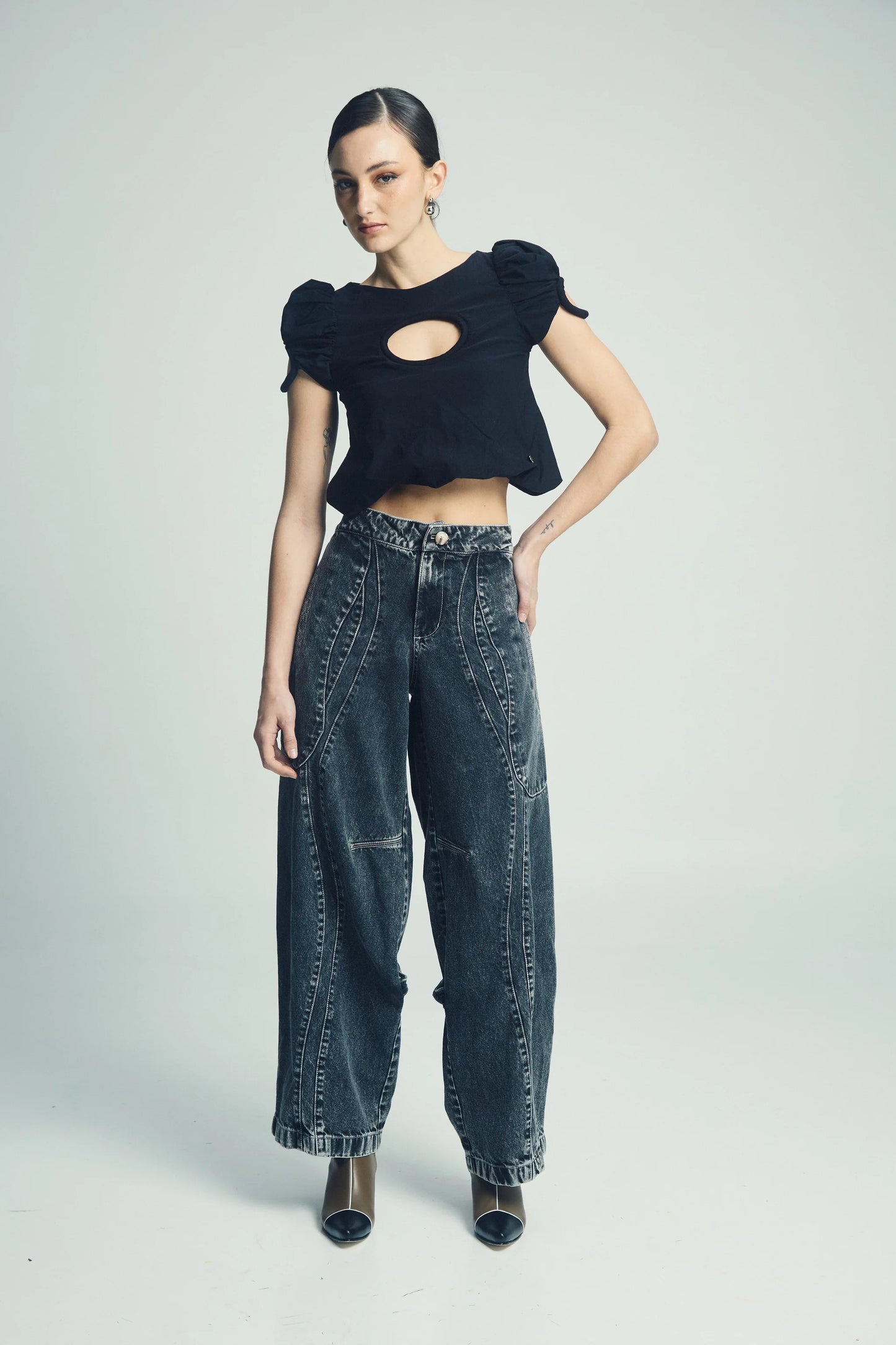 Vaqueros Piton ZIERRA LEONA JEANS Malva CO