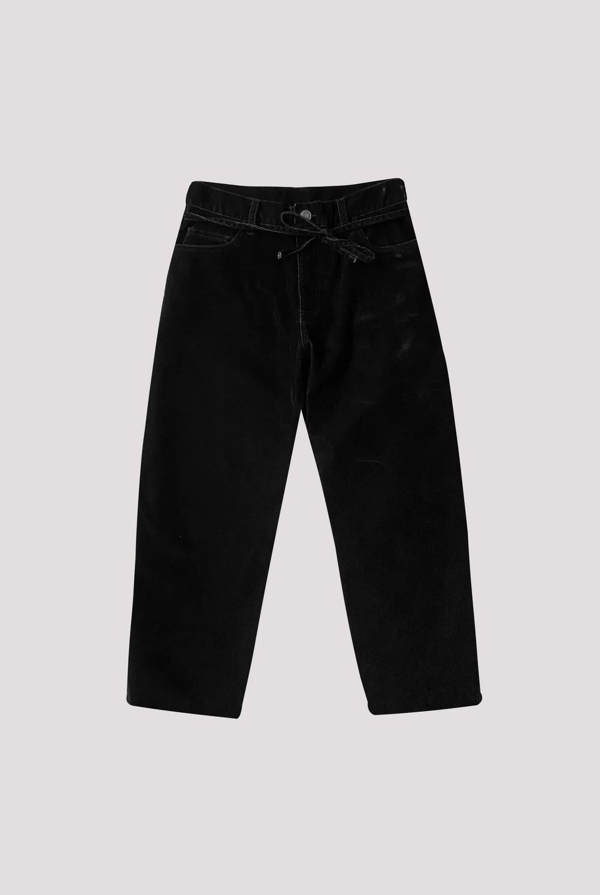 Jeans Denim Terciopelo Negro