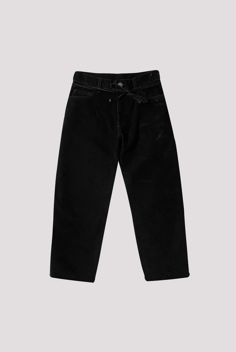 Jeans Denim Terciopelo Negro