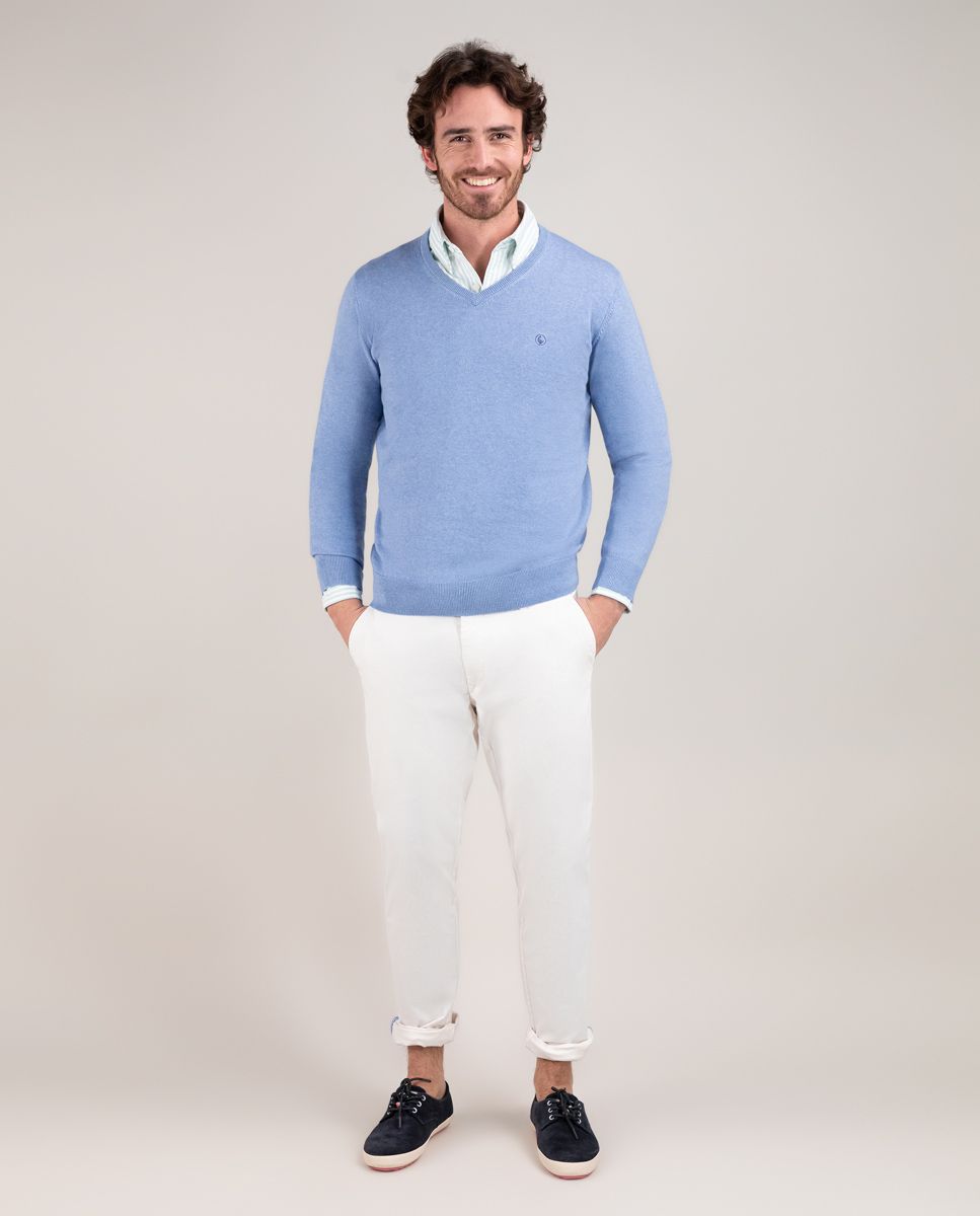 Jersey Cuello Pico Coderas