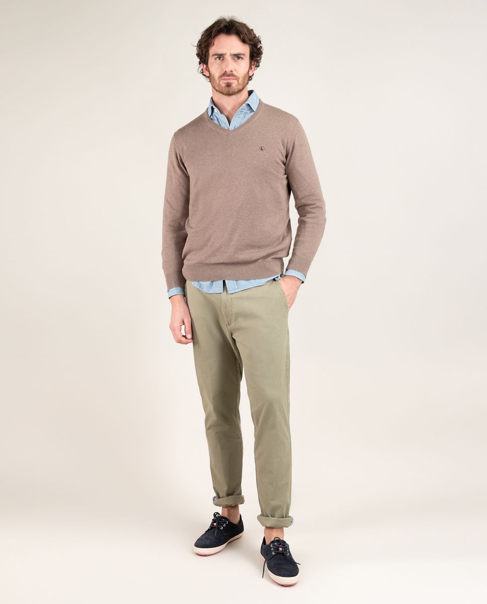 Jersey Cuello Pico Coderas