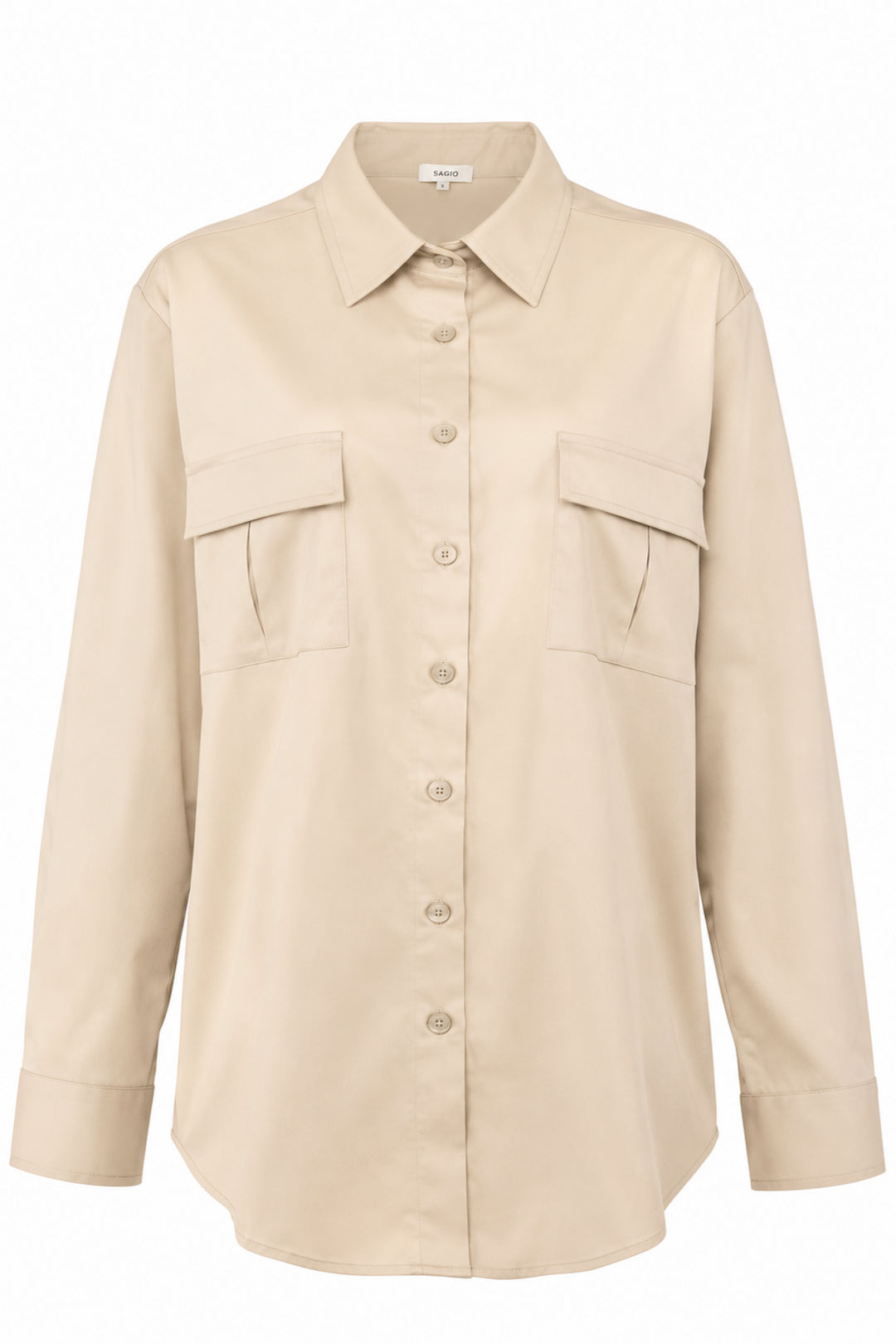 Chaqueta Larga Macrame Sahariana