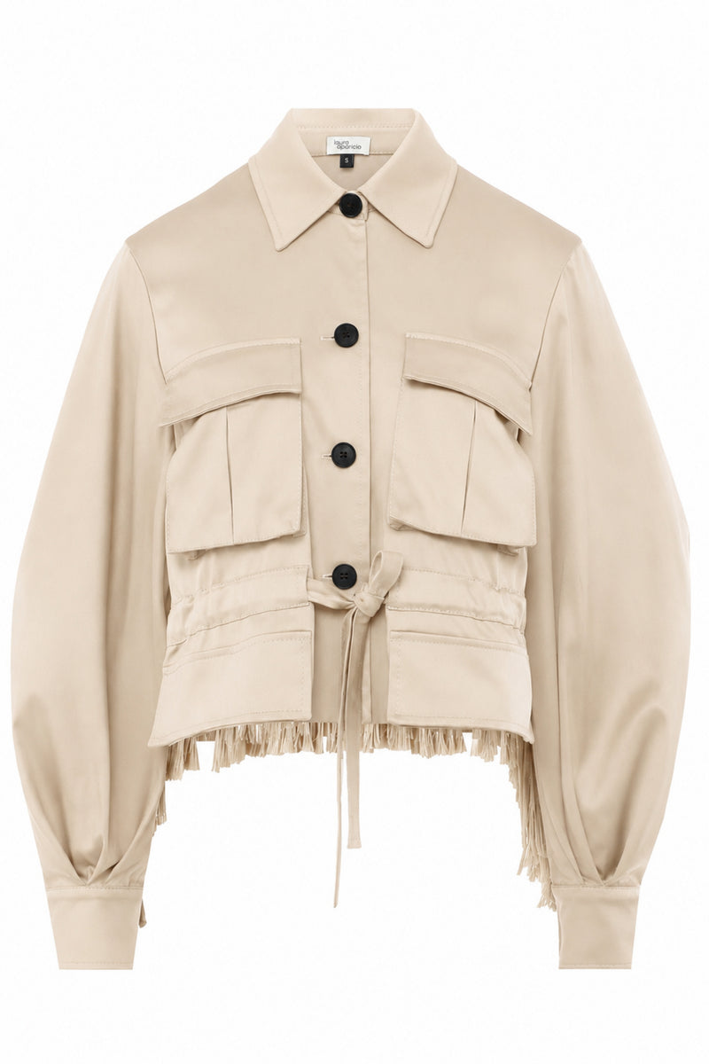 Chaqueta Macrame Sahariana