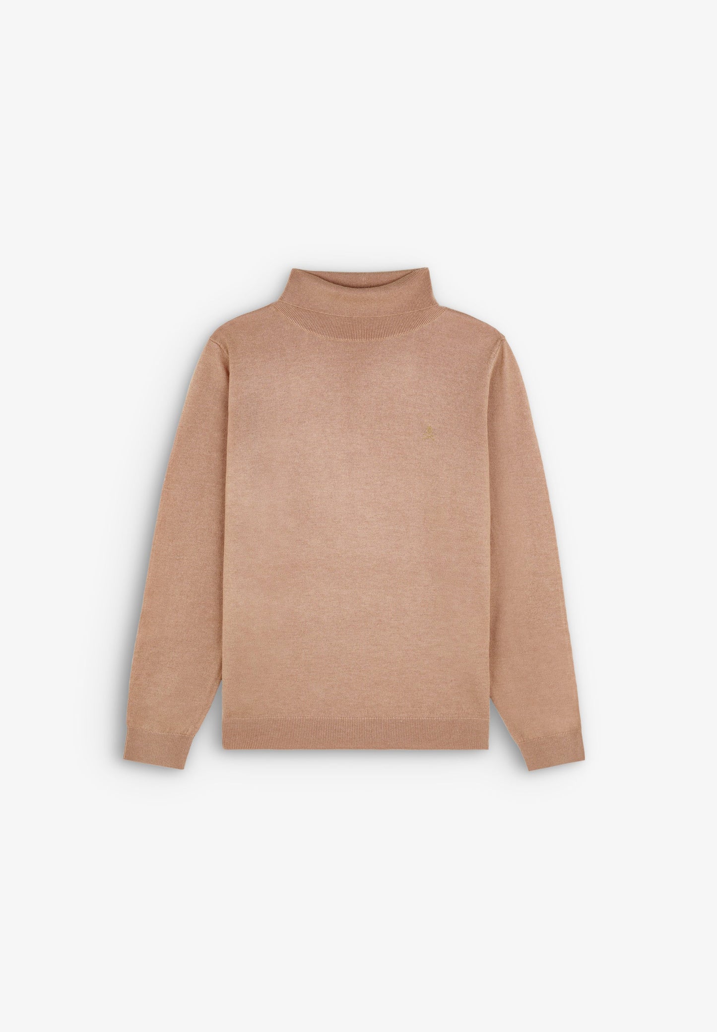Turtle Neck Jumper Beige L