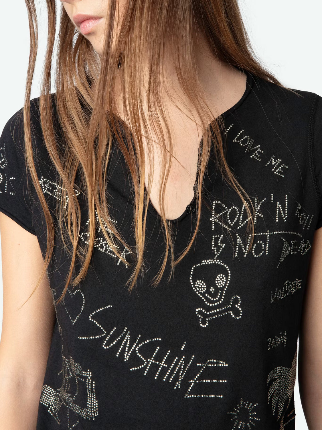 Camiseta Tunisien Mc Cl Multi Strass