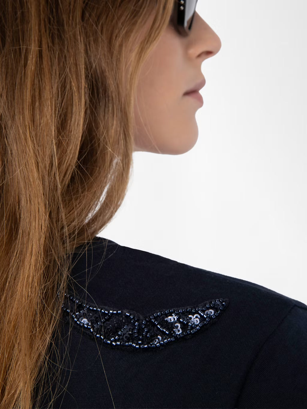 T-Shirt Alys Hc Embroidery Wings ZADIG ET VOLTAIRE T-SHIRT Malva CO