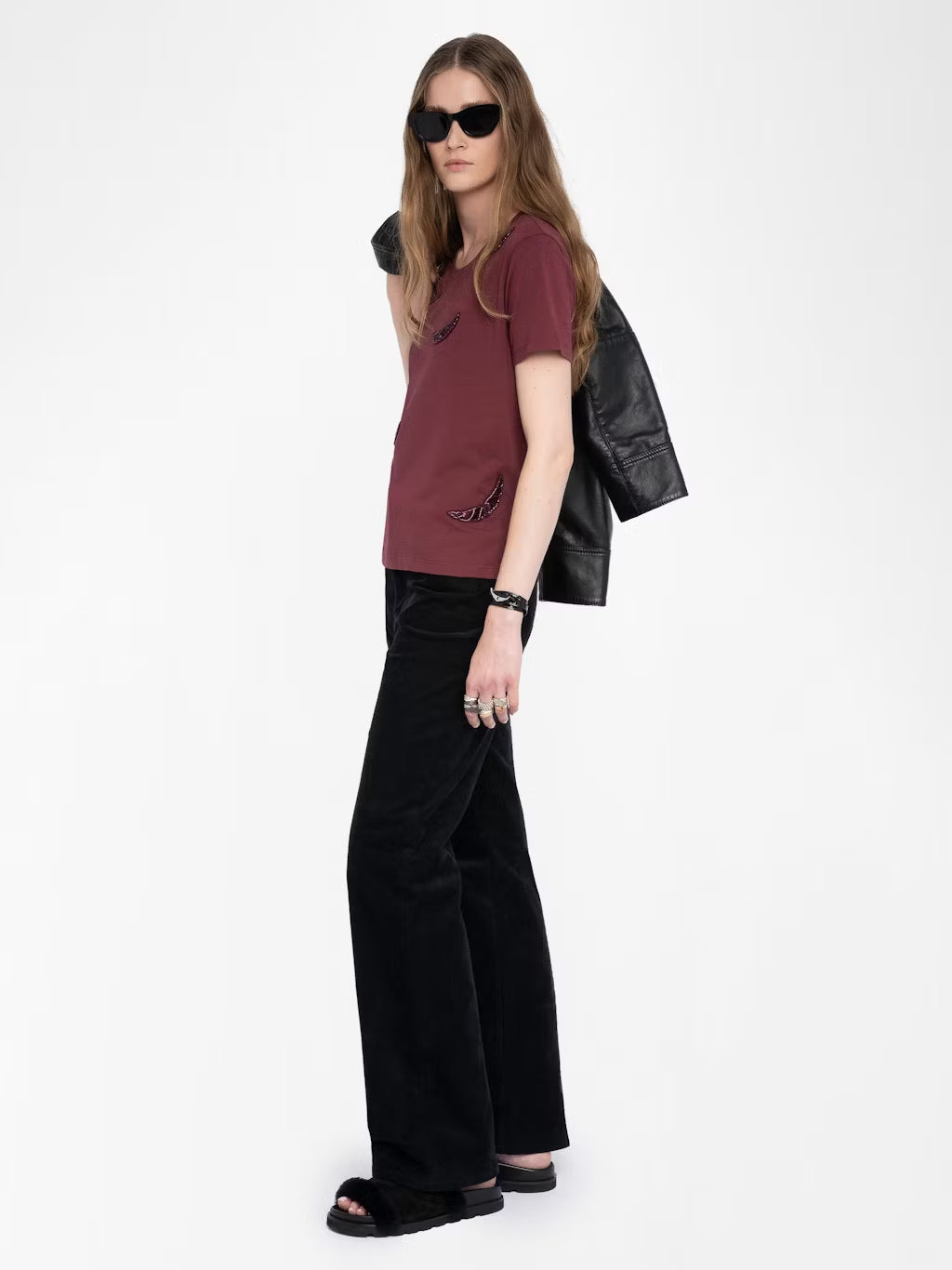 T-Shirt Alys Hc Embroidery Wings